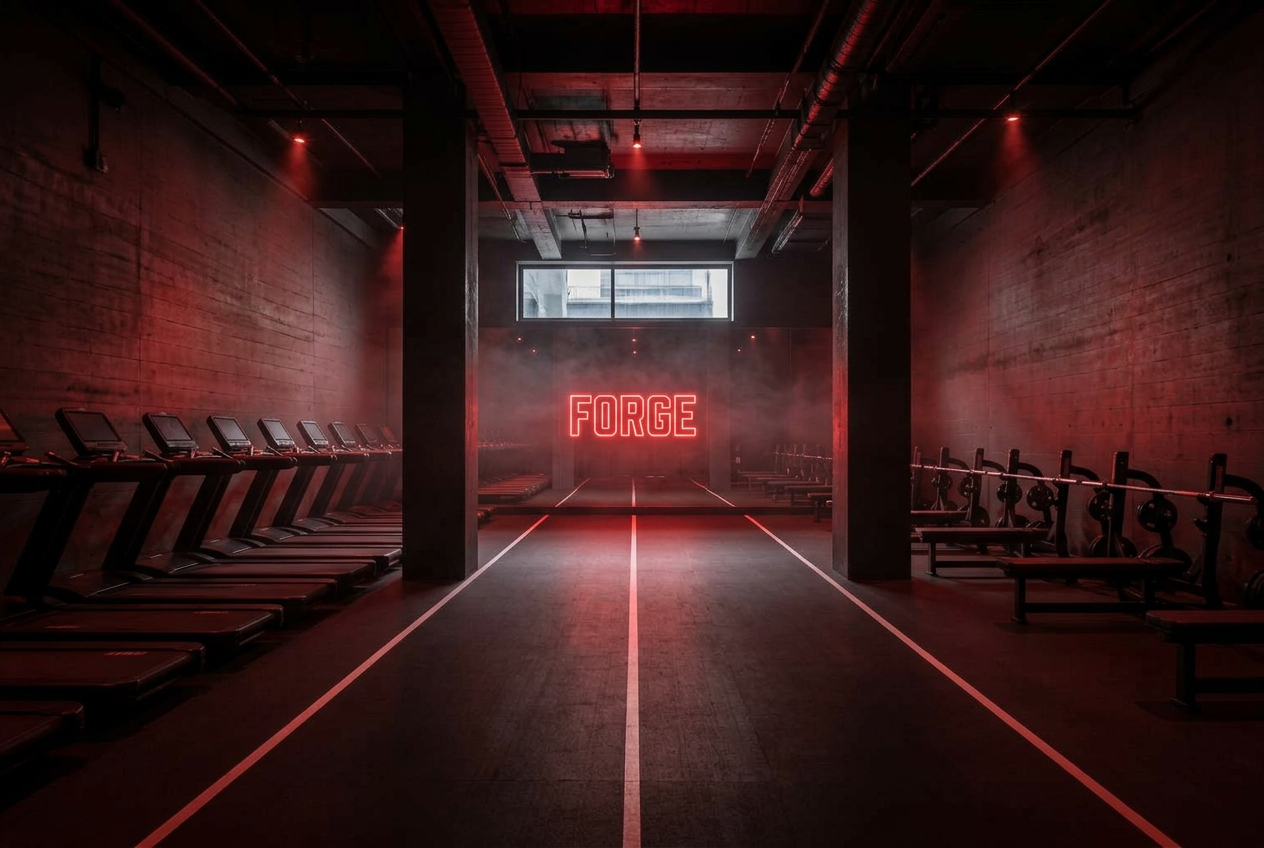 Boutique fitness studio — concept